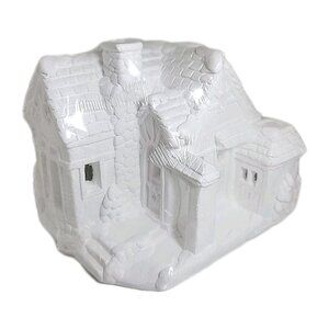 California Creations Cobblestone Cottage 97003 Ready 2 Paint Holiday Village NOS